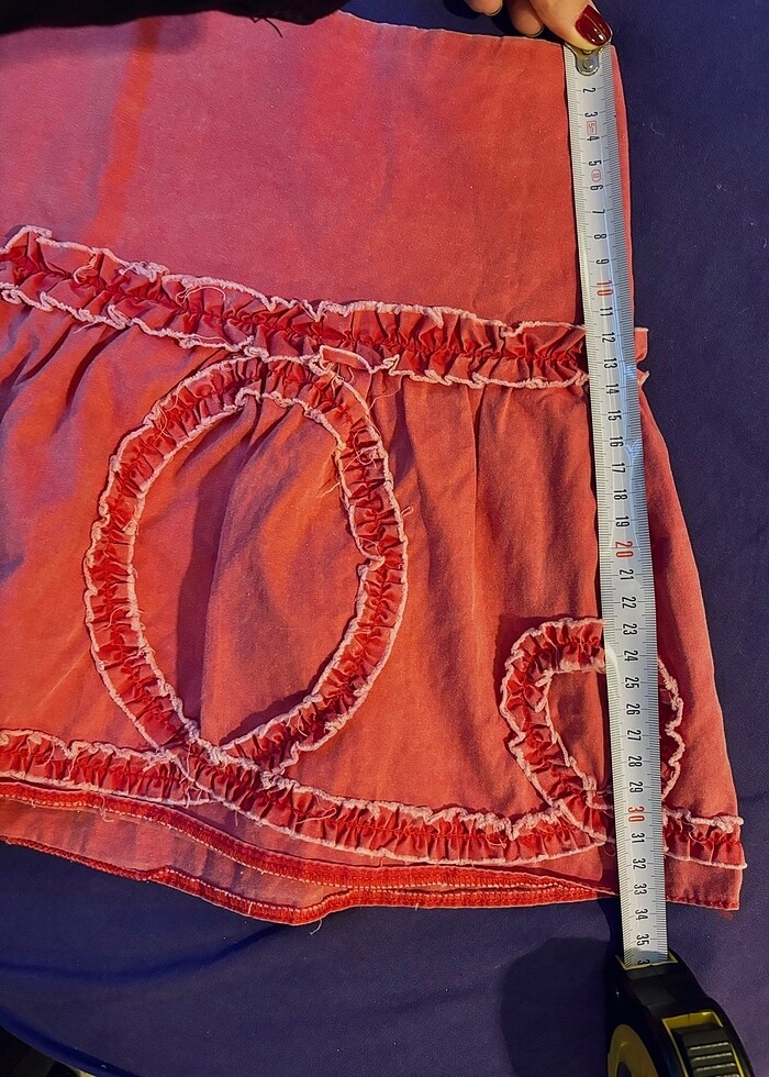 Mini etek gül kurusu - Görsel 4