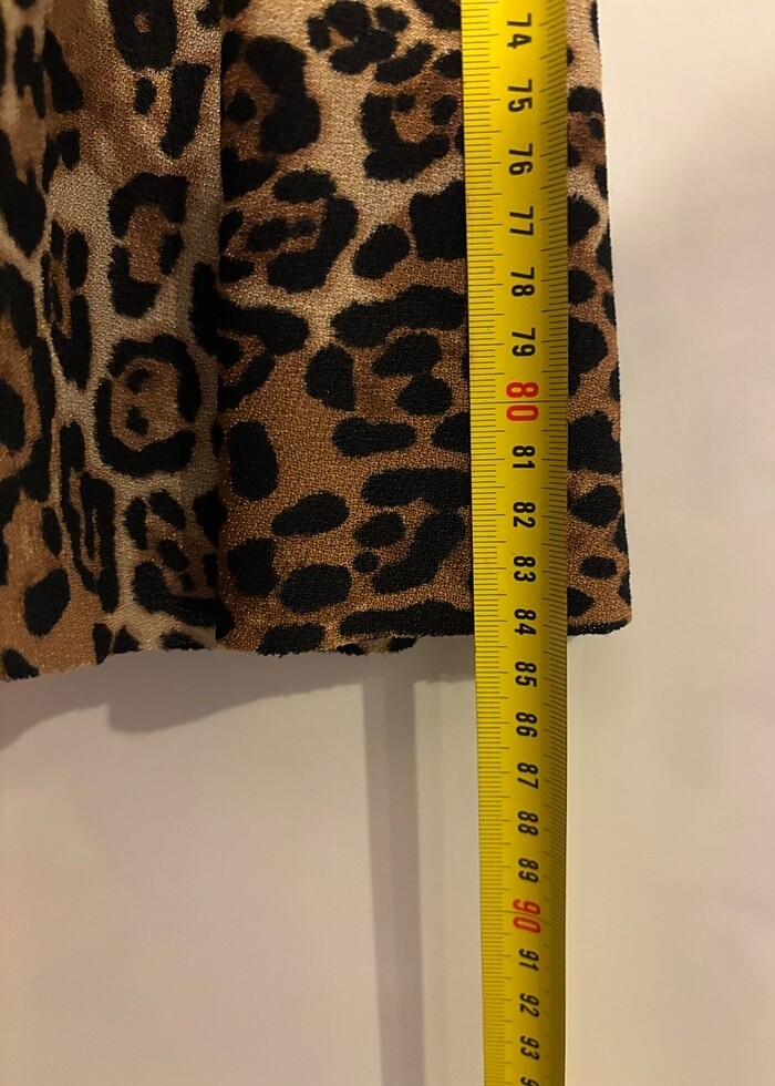 Leopar elbise - Görsel 5