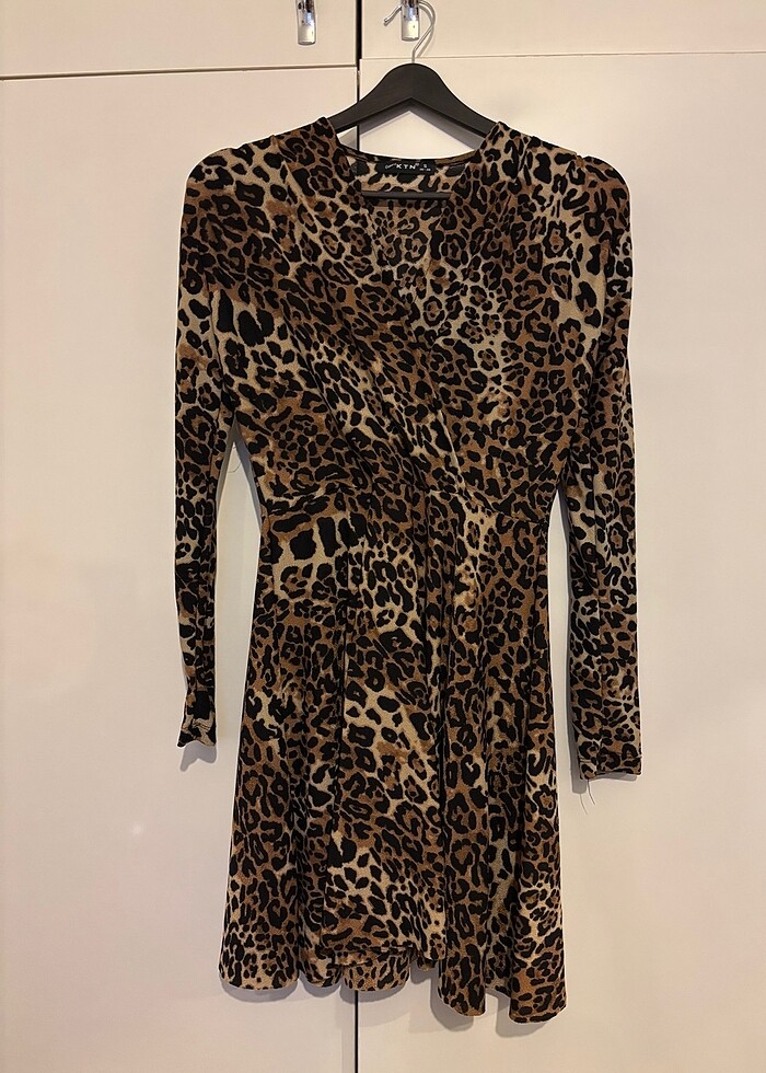 Leopar elbise - Görsel 2