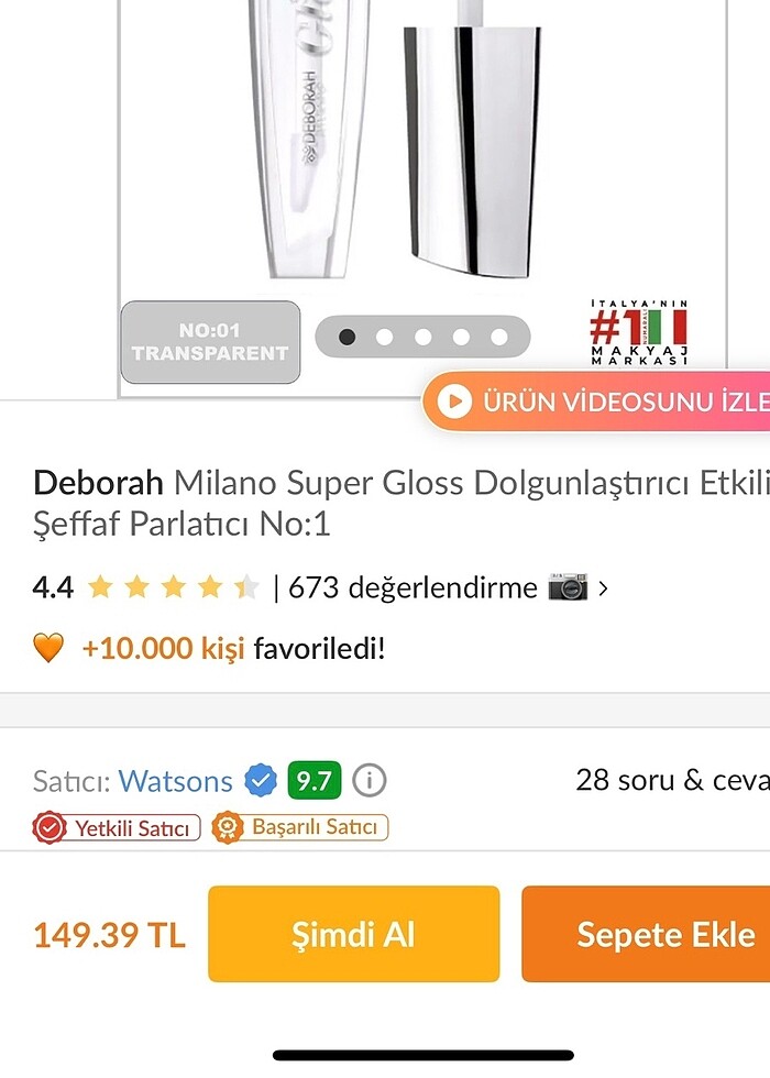 Deborah Milano gloss - Görsel 4