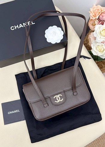 Chanel Kahverengi Omuz Cantasi