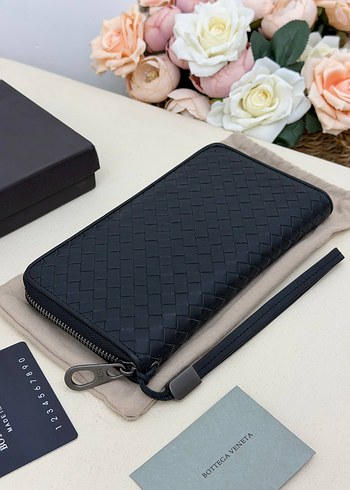 Bottega Veneta Siyah Cuzdan