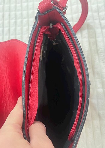 Zara Kırmızı Deri Kadın Çanta