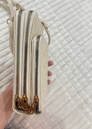 Bej Kadın Çapraz Askılı Çanta - Görsel 2