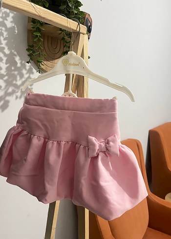 Pembe Fırfırlı Kolsuz Bebek Kız Takımı - Görsel 5