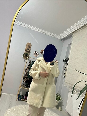 m Beden ten rengi Renk Kürklü süet kaban