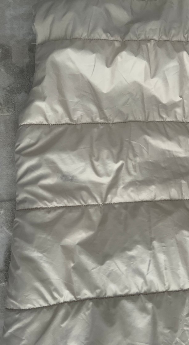 Bej Kapüşonlu Düğmeli Kadın şişme Yelek - Görsel 5