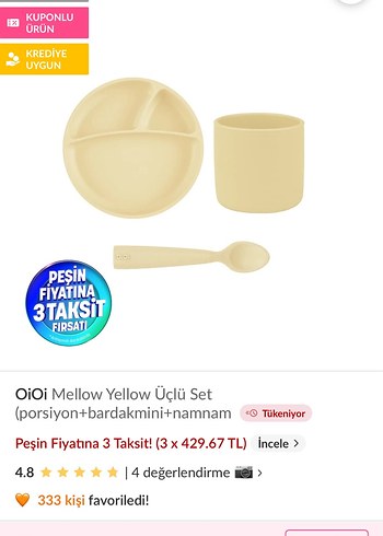 Oioi beslenme seti - Görsel 4