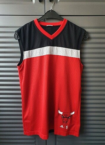 s Beden kırmızı Renk Chicago Bulls Erkek Unisex Atlet Çift Taraflı