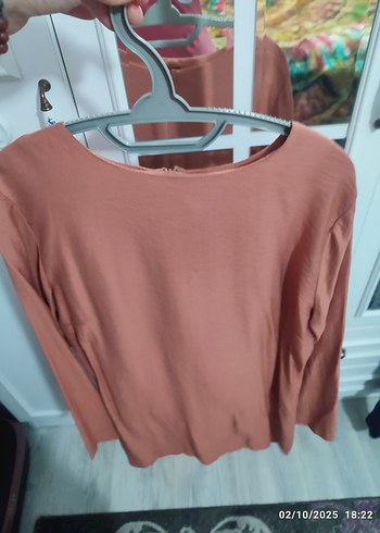 xl Beden turuncu Renk koyu somon Kadın Keten Tunik ve pantolon takım