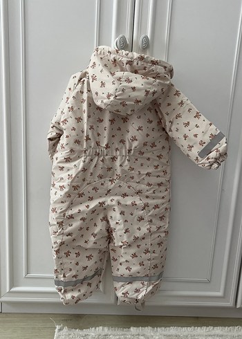 H&M astronot Kapüşonlu, kürklü desenli bebek tulumu - Görsel 2