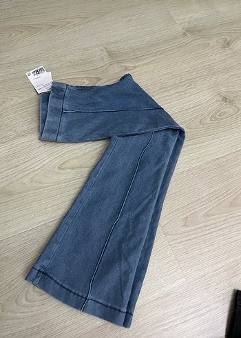 H&M İspanyol Paça jean - Görsel 2