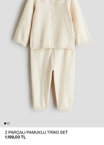 H&M Pamuklu Triko Takım - Görsel 2