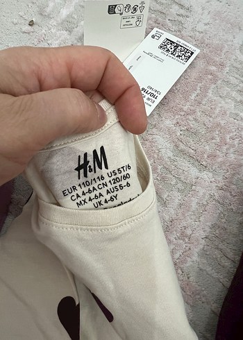 H&M Kız Çocuk Uzun Kollu 3'lü Üst Takımı - Görsel 4