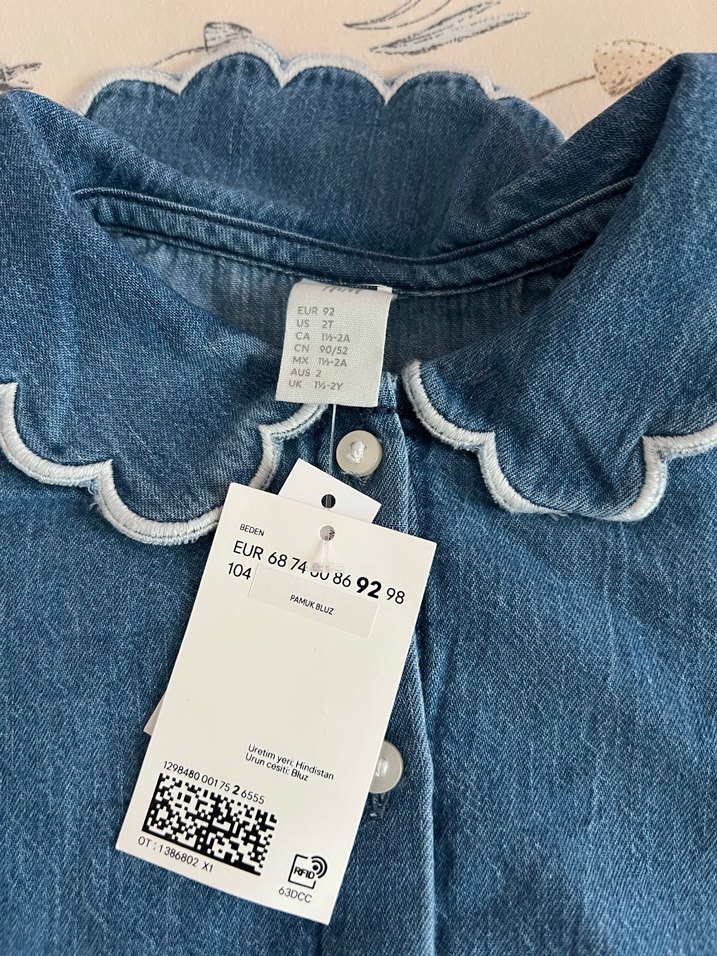 H&M gömlek /bluz - Görsel 4