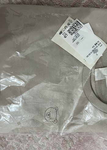 H&M 2 Parçalı Bej Bebek Takımı - Görsel 5