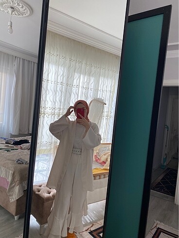 38 Beden beyaz Renk Kimono takım