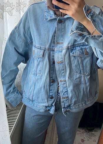 m Beden Pull&bear Oversize Denim Ceket