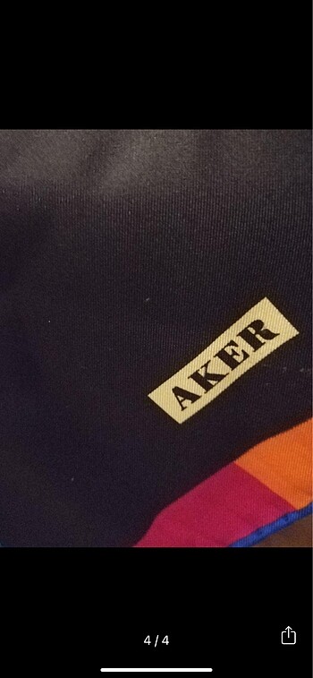 Aker eşarp renkli