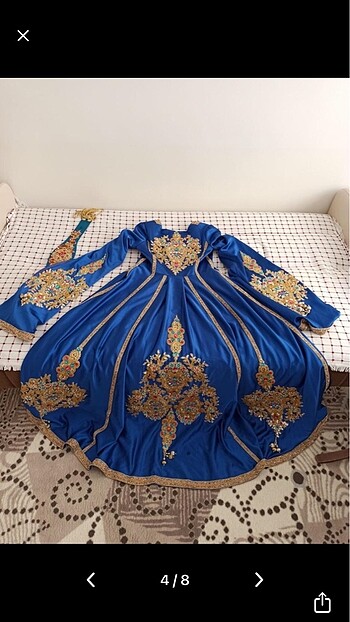 Hint işi kınalık kaftan