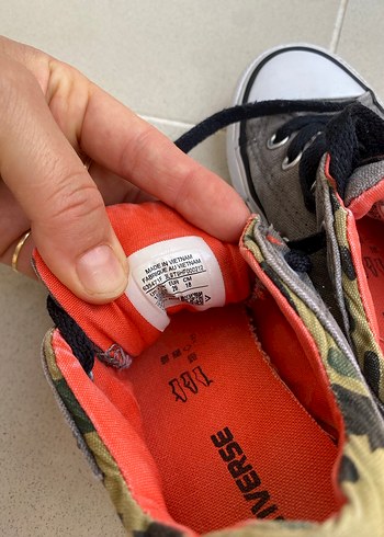 29 Beden gri Renk Converse erkek çocuk ayakkabı