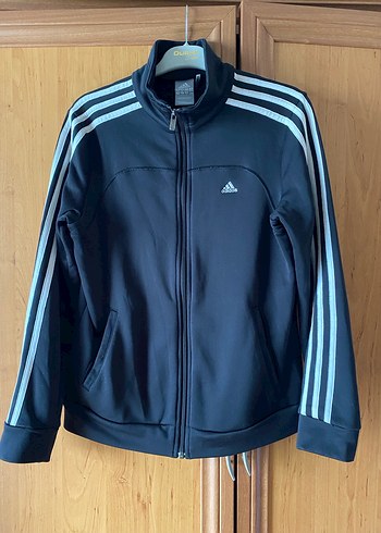 Kadın adidas siyah Fermuarlı Atletik Ceket