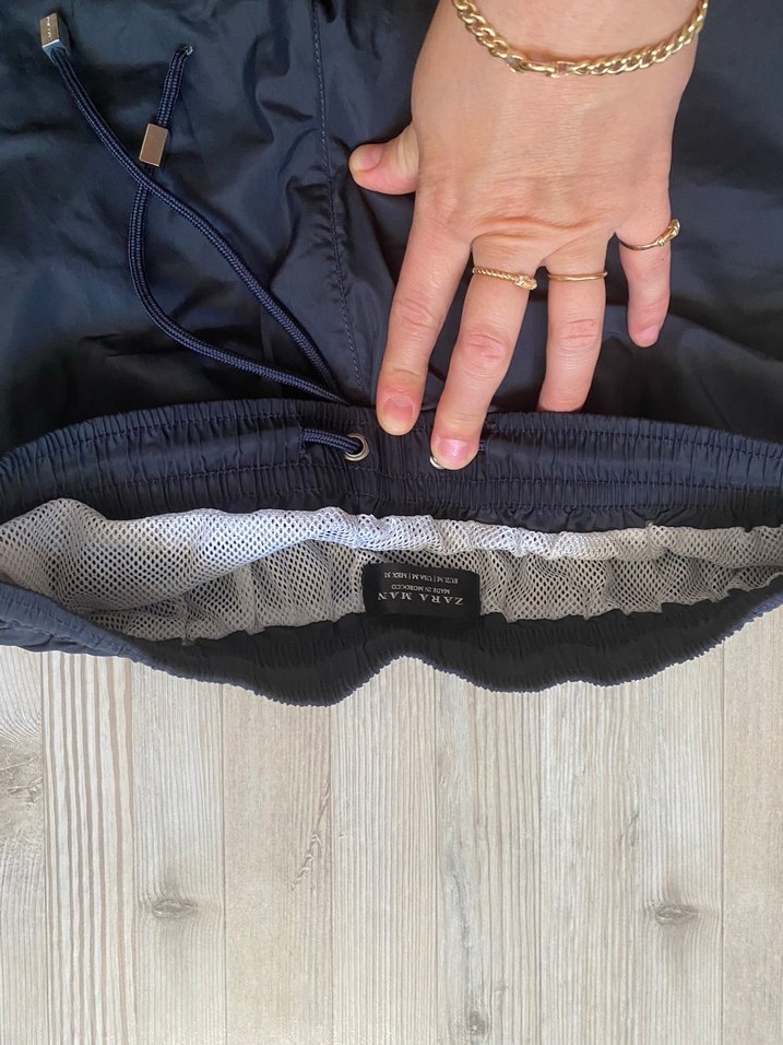 Antrasit erkek zara şort - Görsel 2