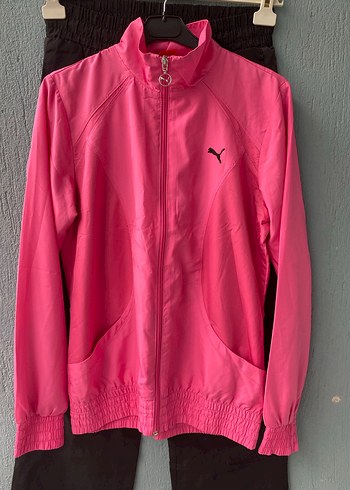 Puma Pembe Fermuarlı eşofman takımı