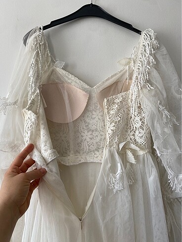 beyaz gelinlik - Görsel 7