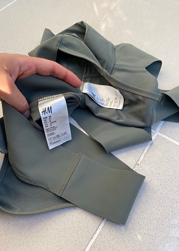 H&M Kadın Haki Bikini Takımı Strappy Askılı