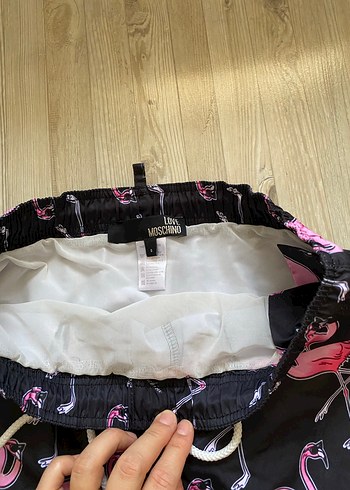 Love moschino Flamingo Baskılı Erkek Mini Mayo - Görsel 4