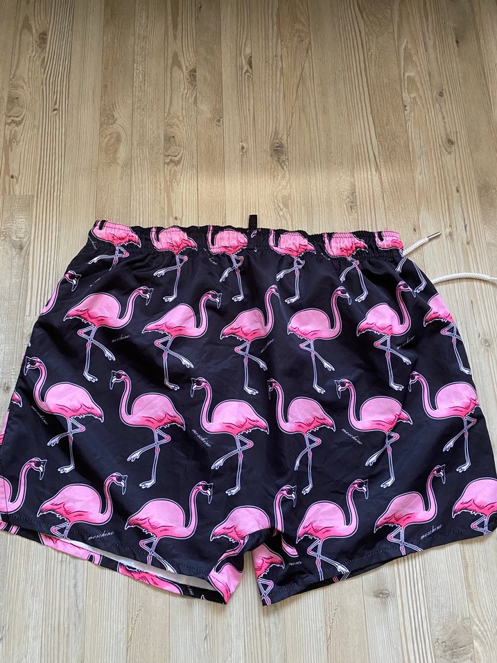 Love moschino Flamingo Baskılı Erkek Mini Mayo - Görsel 5