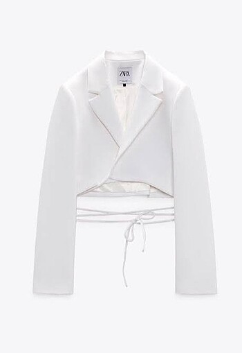 Zara crop blazer