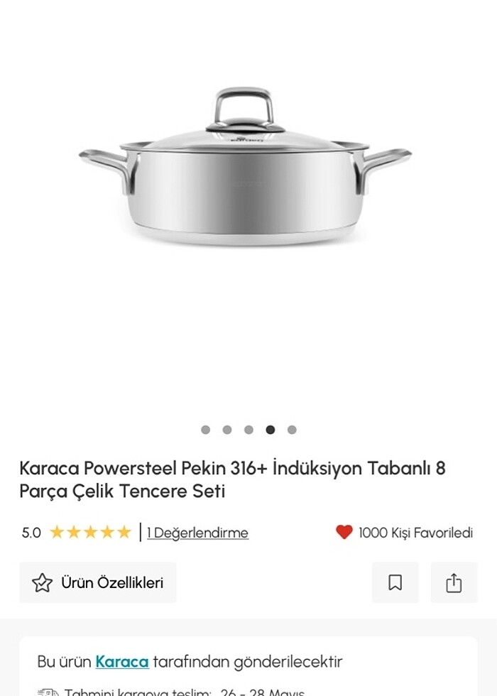 Çelik tencere seti - Görsel 2