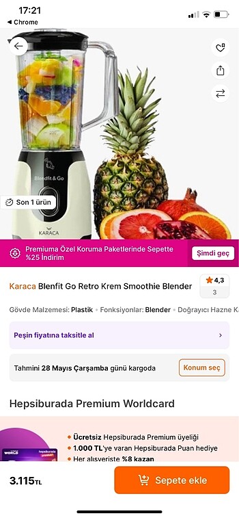 Smothie blendar - Görsel 2