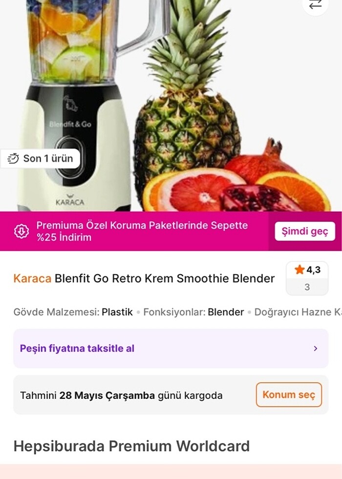 Smothie blendar - Görsel 2