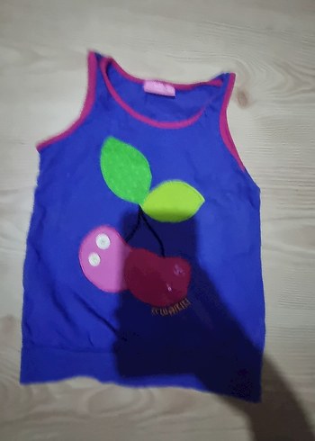 Renkli Baskılı Kız Çocuk tişört