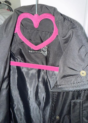 Düğmeli Siyah Kadın Ceket - Görsel 4