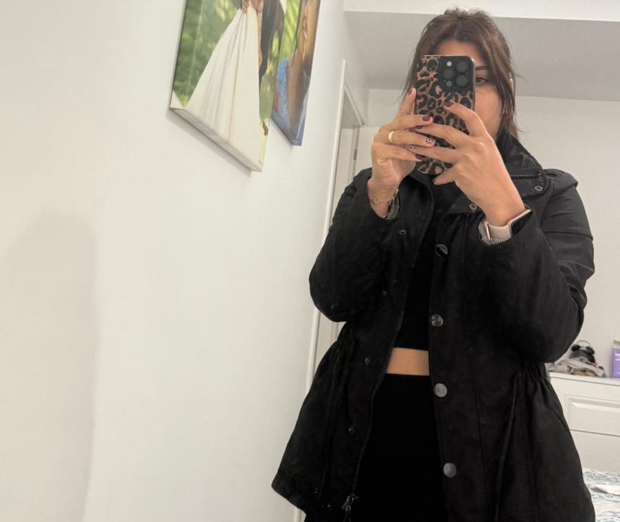 Düğmeli Siyah Kadın Ceket - Görsel 3