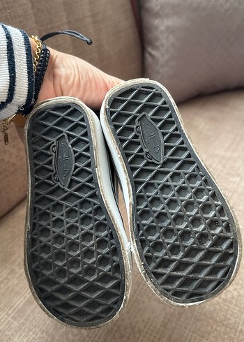 Unisex Çocuk Siyah Cırt Cırtlı Spor Ayakkabı - Görsel 4