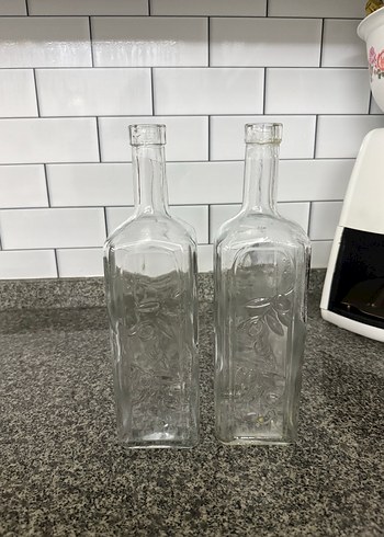 Şeffaf Cam Yağ Şişeleri 2'li - Görsel 3