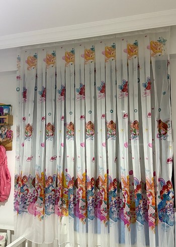 Renkli Tie-Dye Desenli Perde - Görsel 3