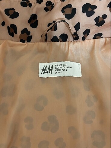 7 Yaş Beden H&M kız çocuk yağmurluk