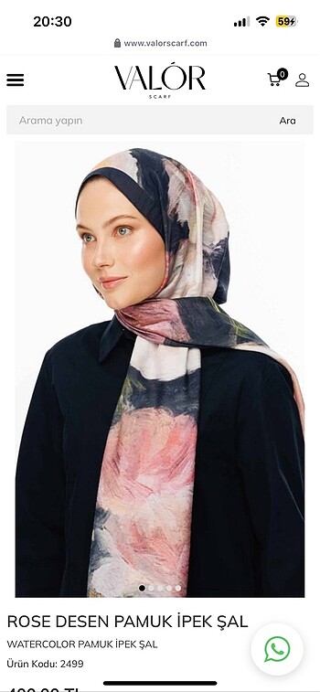 Valor scarf şal