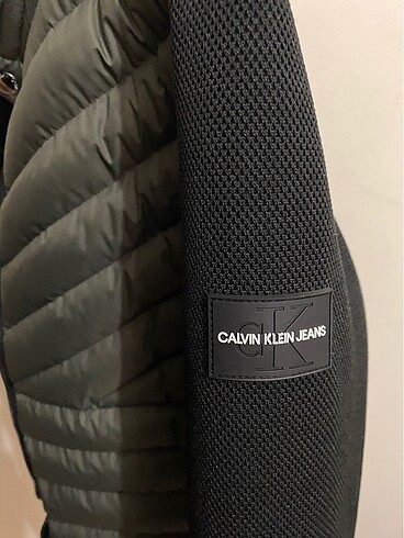 l Beden siyah Renk Calvin Klein çelik örme mevsimlik ceket