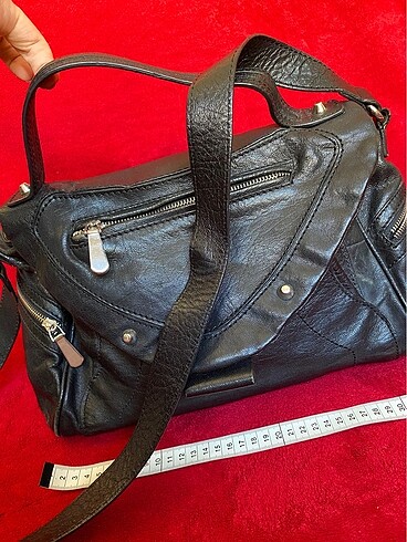 Zara Zara siyah deri çanta
