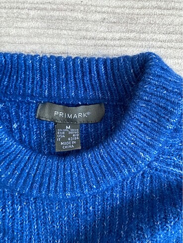 m Beden Primark m beden mavi kazak
