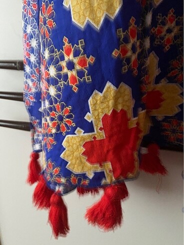s Beden kırmızı Renk Kaftan pareo