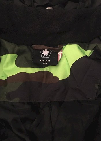 Koyu Yeşil Kamuflaj kayak Tulumu - Görsel 8