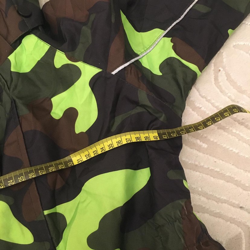 Koyu Yeşil Kamuflaj kayak Tulumu - Görsel 5